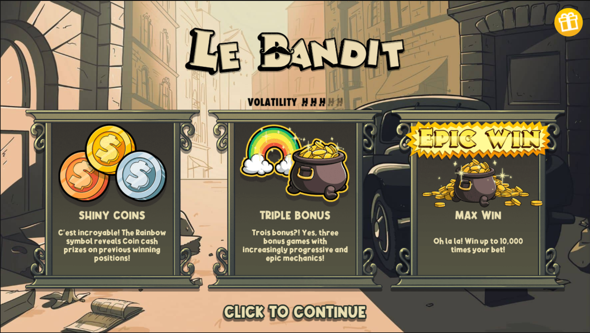 Le Bandit скриншот — игровое поле Cluster Pays 6x5
